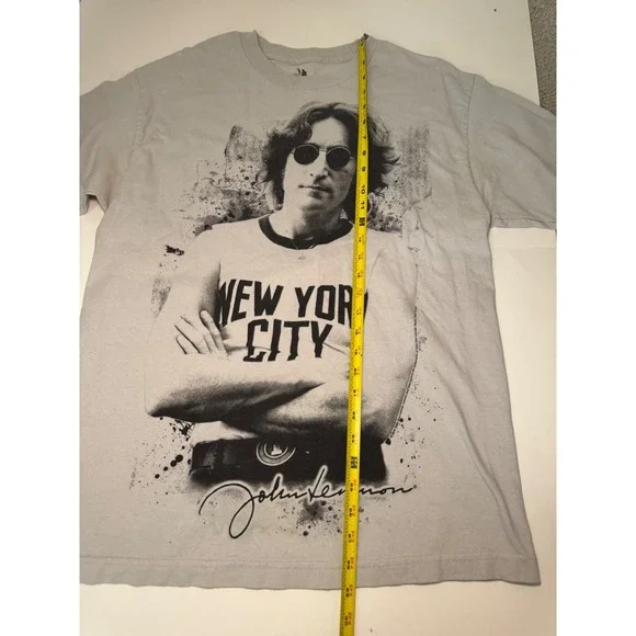 Unisex GUC Zion Rootswear John Lennon I Love New York City Iconic Tee Size L - Picture 4 of 8